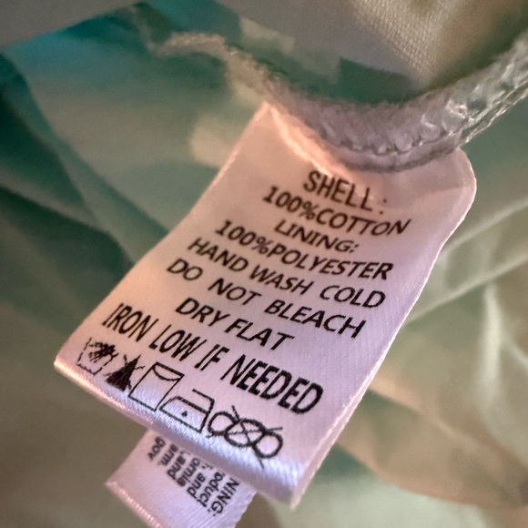 Fantastic Fawn Easter Egg Sequin Mini Dress Pastel Blue Puff Sleeve Tiered S - Picture 7 of 8